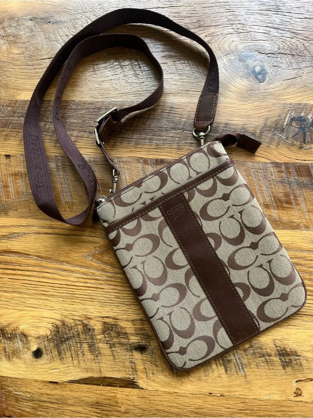 Authentic Coach Y2K  2004  Signature Swingpack Crossbody Bag Style 5659